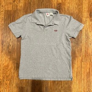 Men's Levi's Light Grey Size Medium Polo Shirt